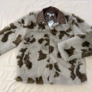 Jaded London - Lorax Cow Faux Fur Jacket